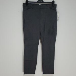 GAP 33x27 New With Tags Size 12 Grey Skinny Ankle Cut Pants